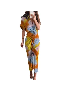 Printed long dress