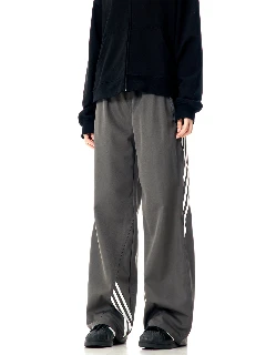 Straight loose streetwear trousers