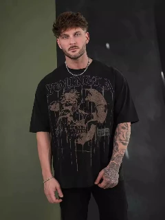 Men's skull short sleeve